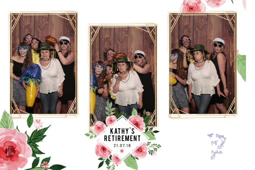 Kathy's surprise retirement party | View more photos from the event at gallery.myphotoboothexperience.co.uk/u/MyPhotoBoothExperienceLtd/Kathys-surprise-retirement-party